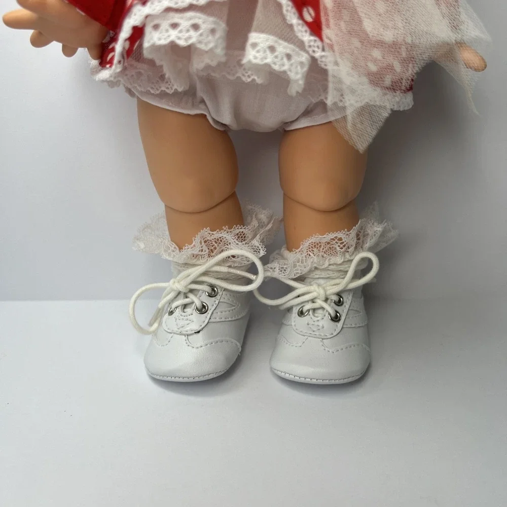 Vintage 1990 Galoob Baby Face So Playful Penny #10 Blue Eyes Red Outfit